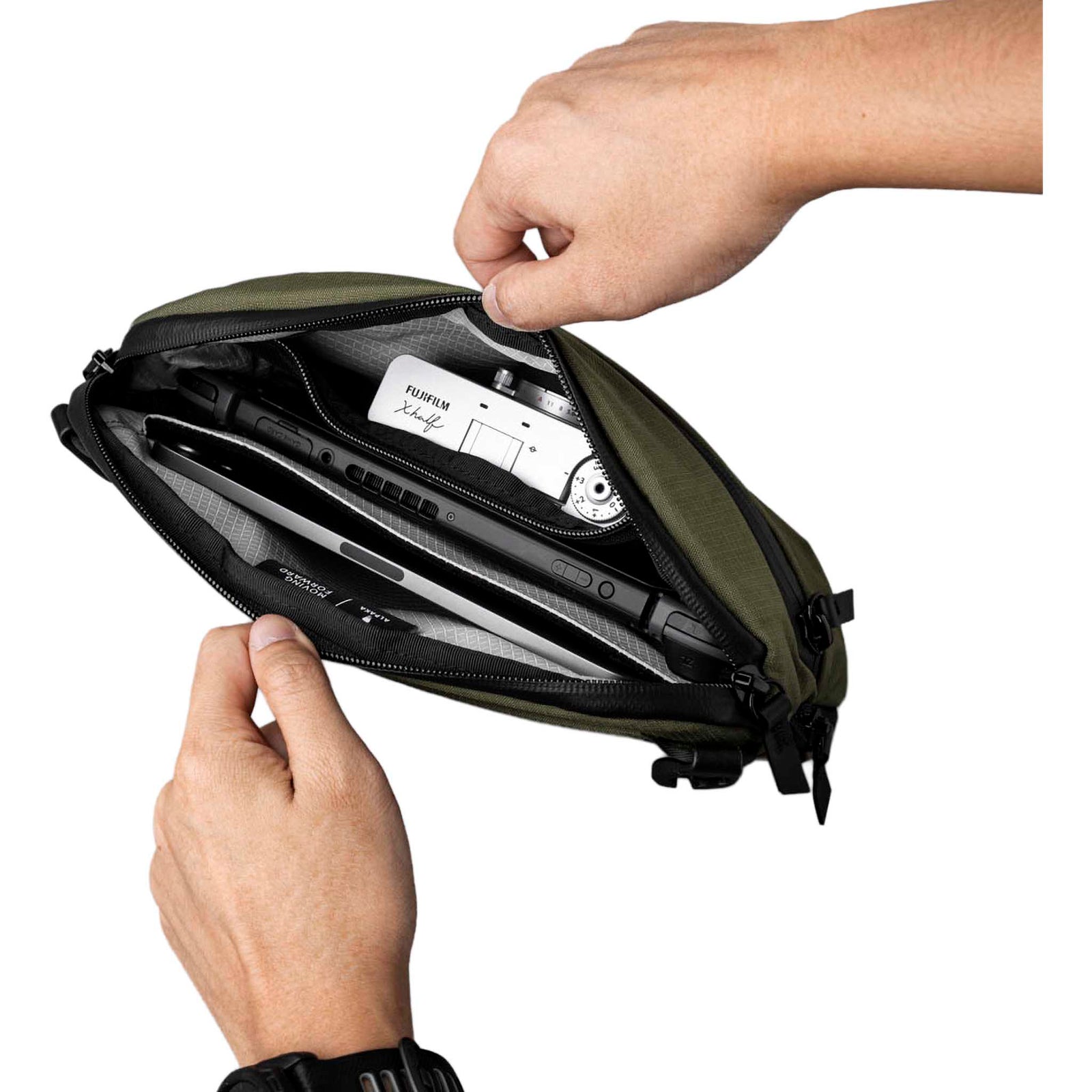 Flight Sling Pro Alpaka AA010870524 Sling Bags 2.5L / Green Axoflux 400D Ripstop Nylon