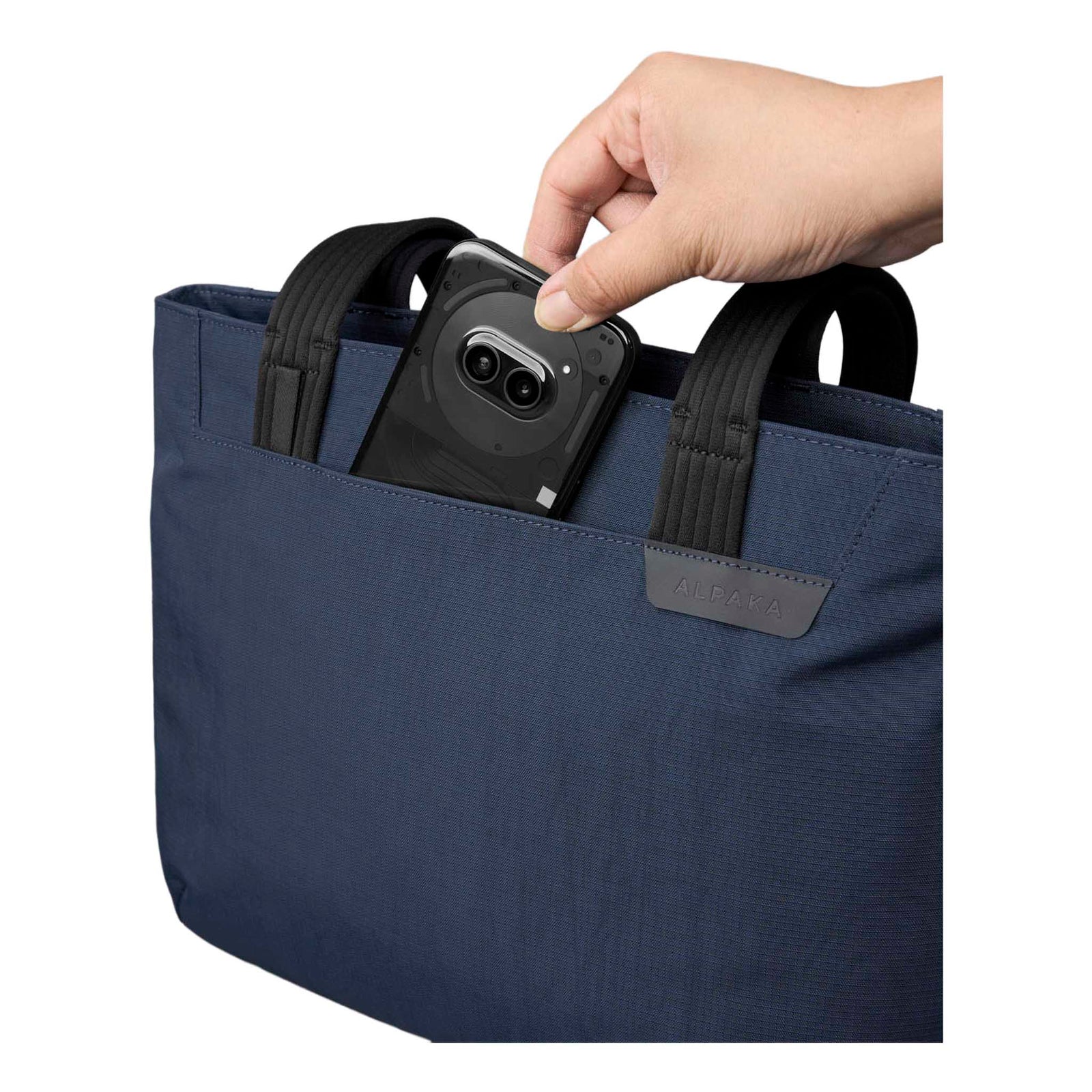 Flight Tote (S) Alpaka AD011010624 Tote Bags One Size / Moonlight Blue Axoflux 400D Ripstop Nylon