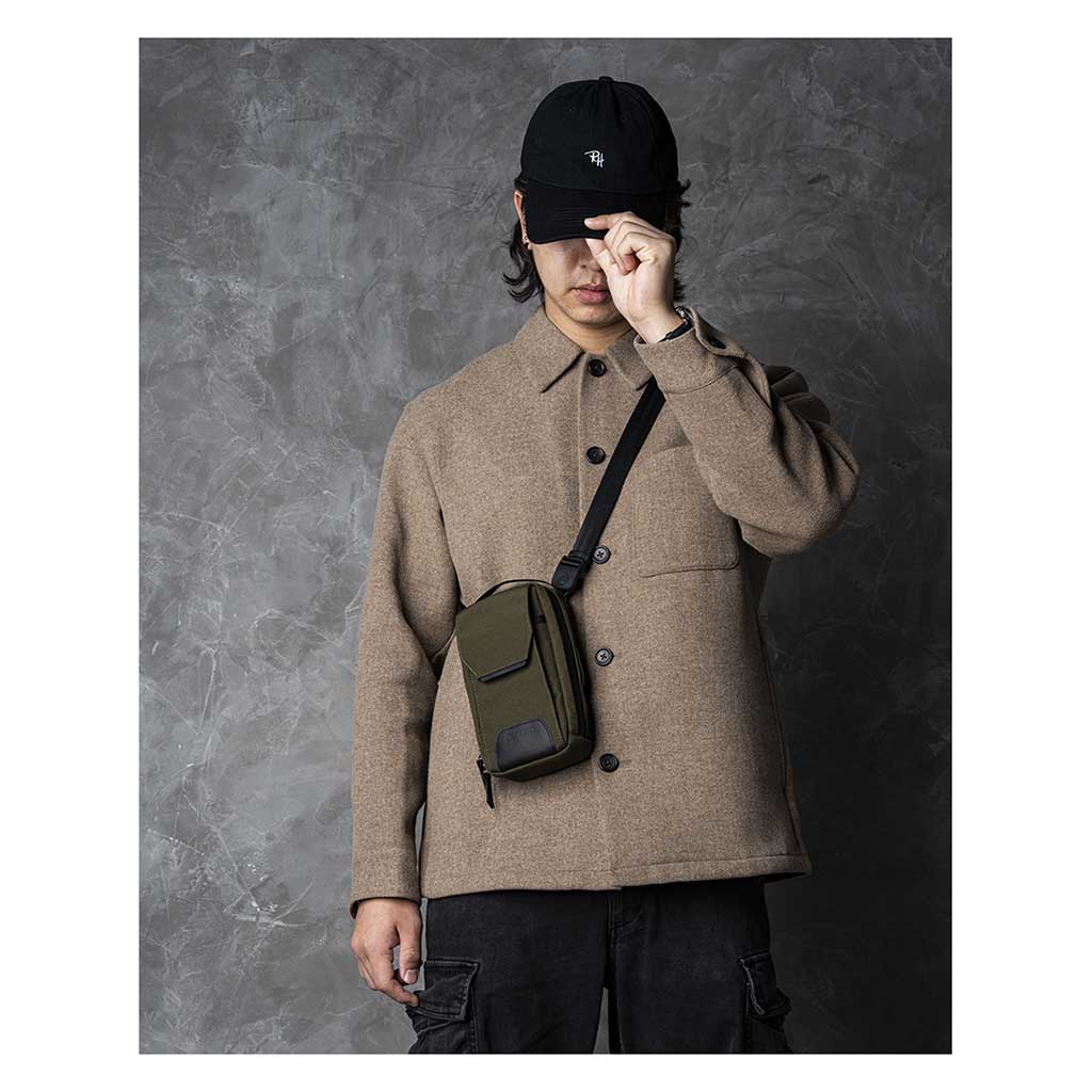 Modular Sling V2 Alpaka AD010740522 Sling Bags One Size / Army Green | Axogrid 300D