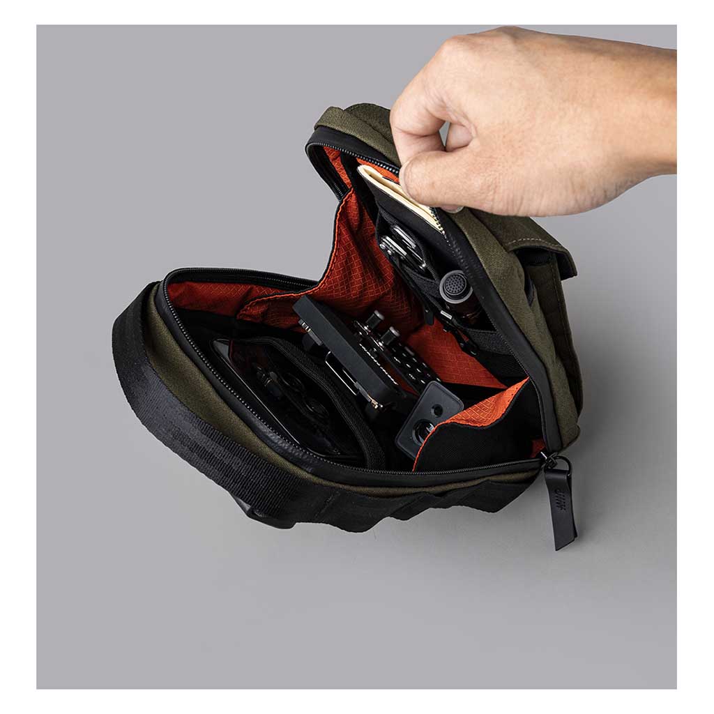 Modular Sling V2 Alpaka AD010740522 Sling Bags One Size / Army Green | Axogrid 300D