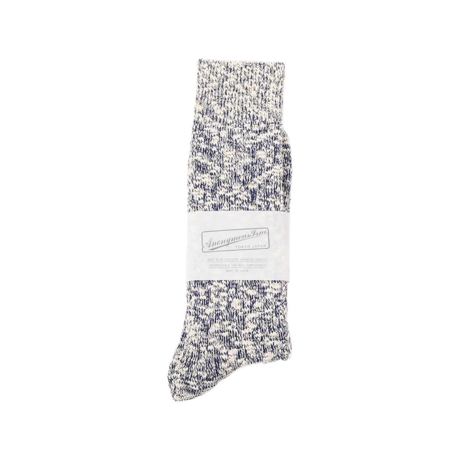 Light Slub Crew Anonymous Ism Unisex Socks