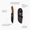 No. 6 Field Knife Barebones Living HMS-2118 Knives One Size / Walnut/Black