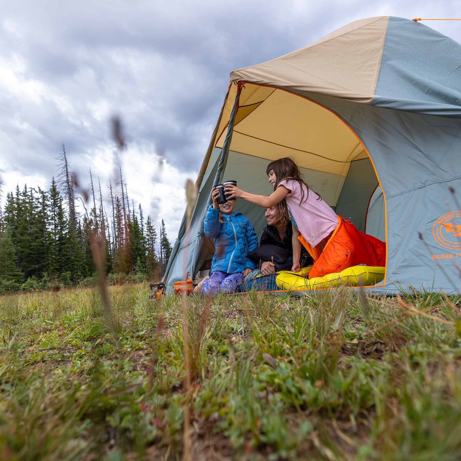 Bunk House 6 Big Agnes TBUNK625 Tents 6P / Prairie Sand/Chinois Green