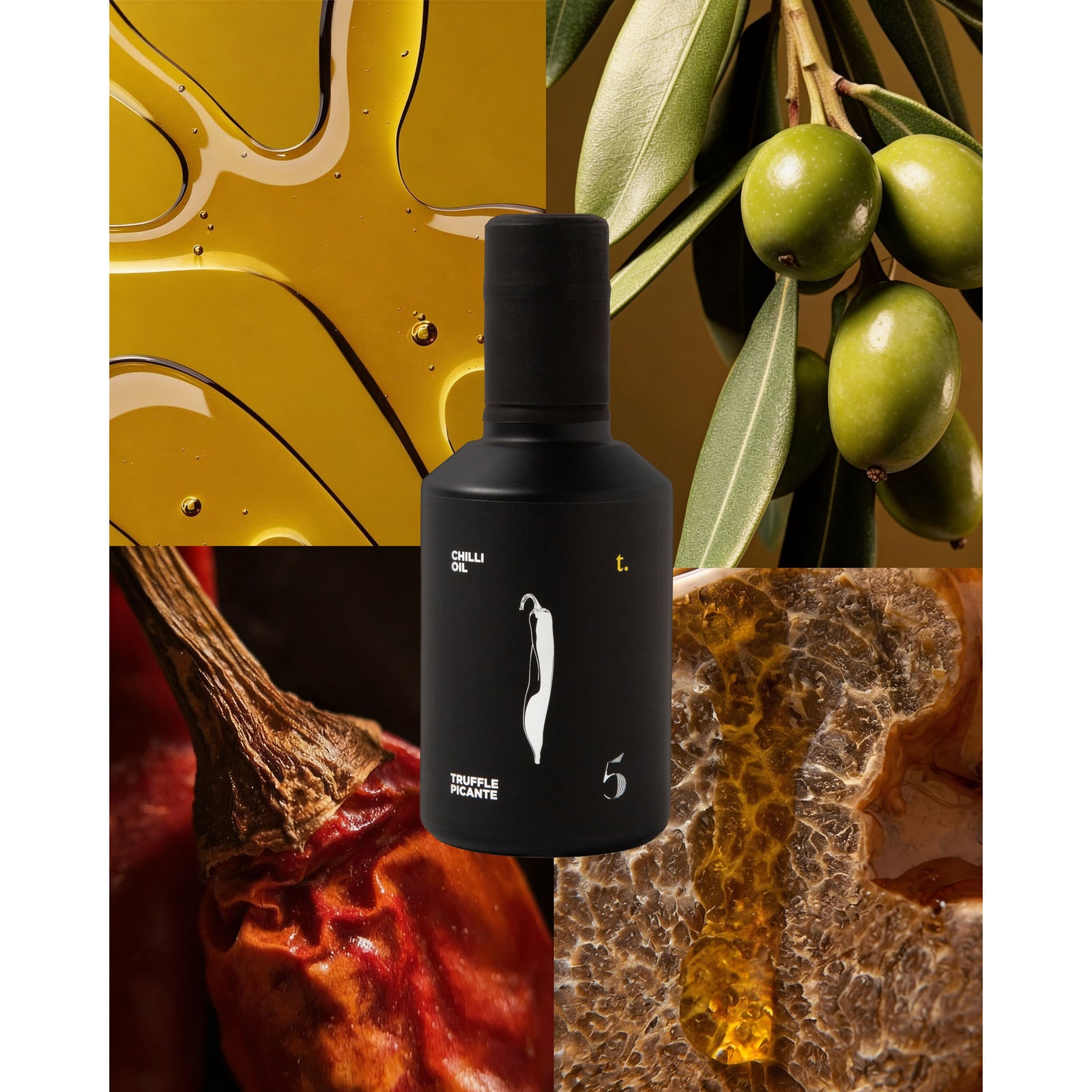 Chilli Oil - Extra Virgin | Truffle Picante Chilli No.5 OIL-TRU-001 Oils & Condiments 250ml / Truffle Picante