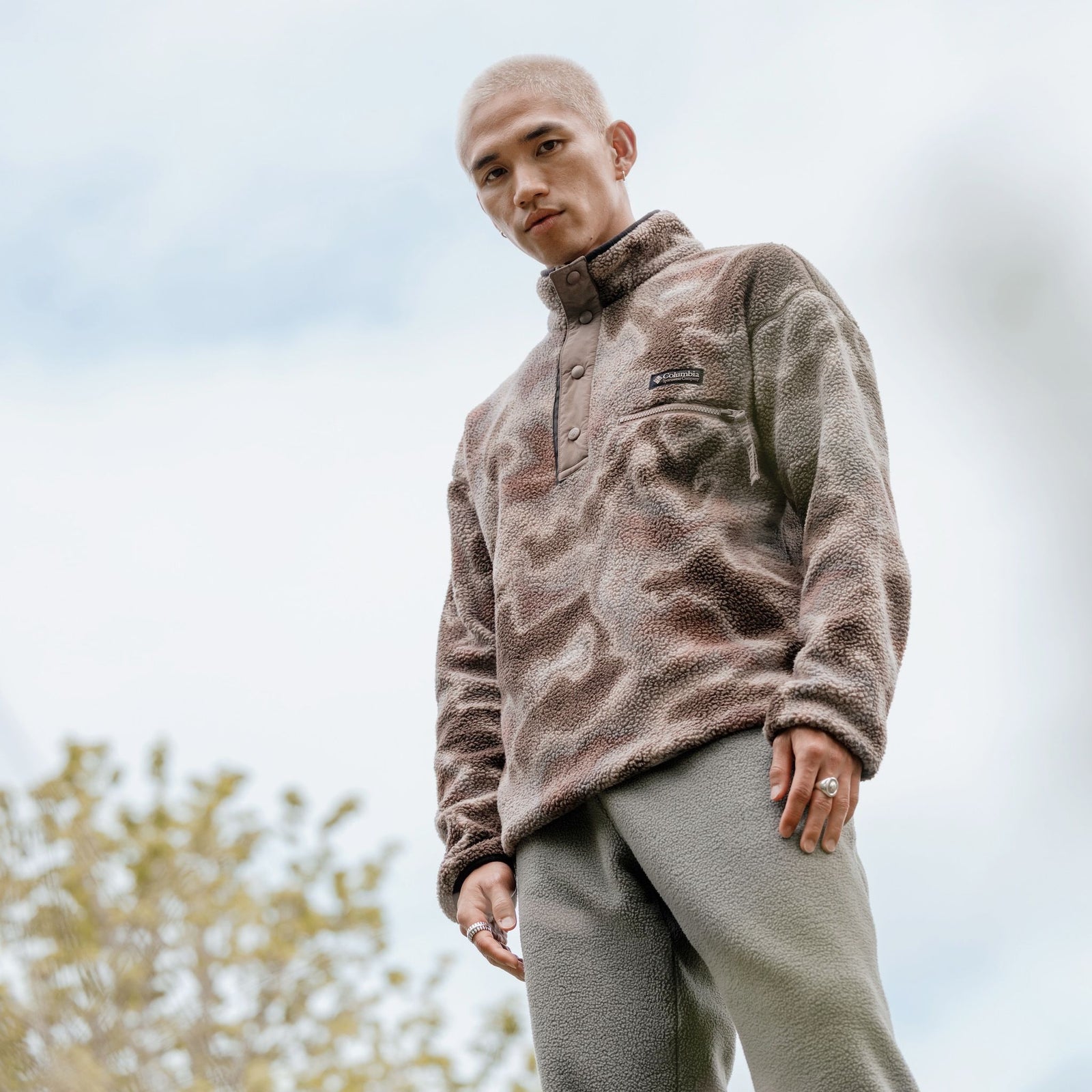 Helvetia™ II Printed Half Snap Fleece | Men's Columbia Men's Hoodies
