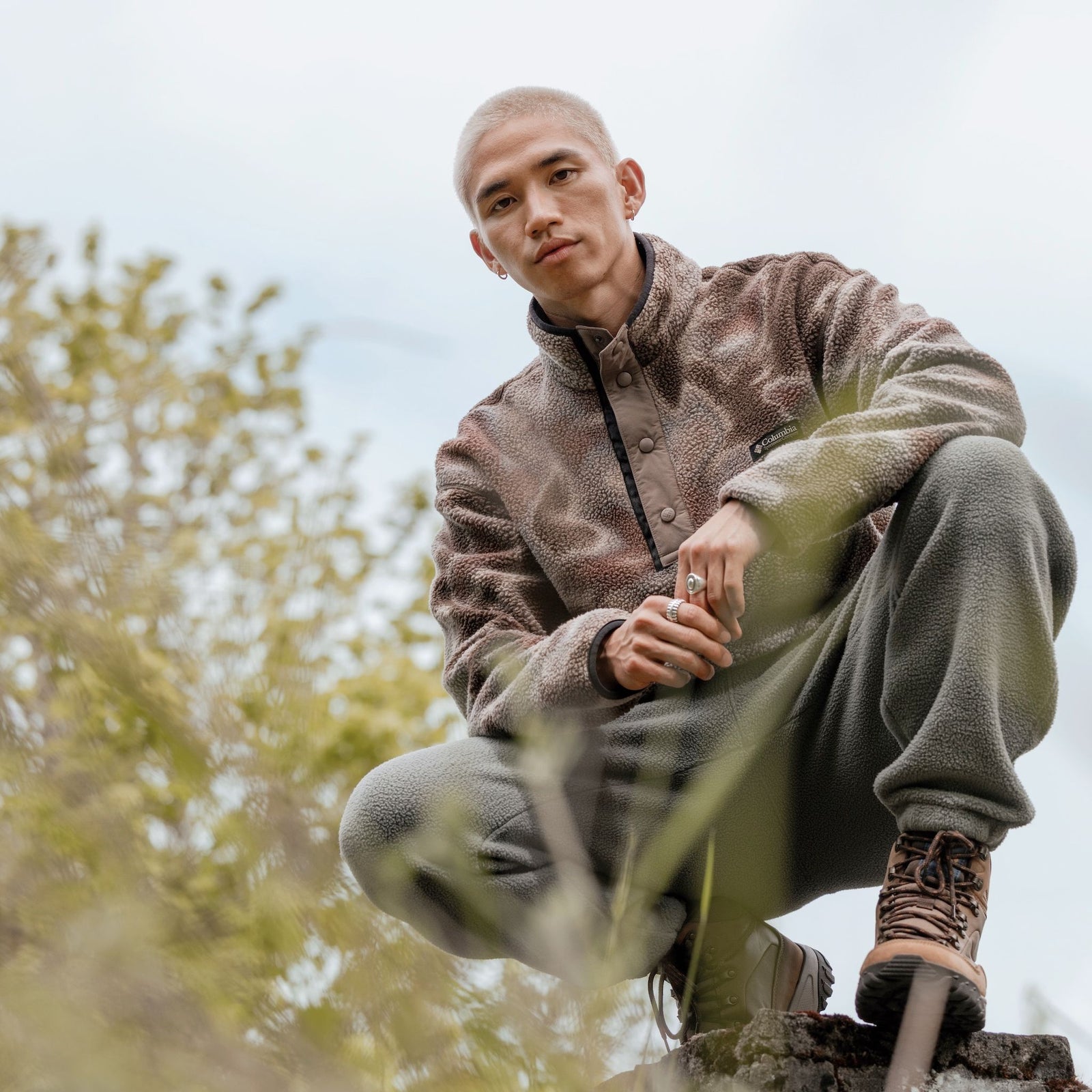 Helvetia™ II Printed Half Snap Fleece | Men's Columbia Men's Hoodies