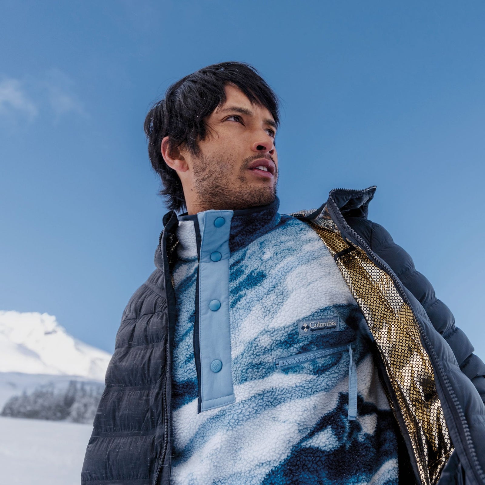Helvetia™ II Printed Half Snap Fleece | Men's Columbia Men's Hoodies