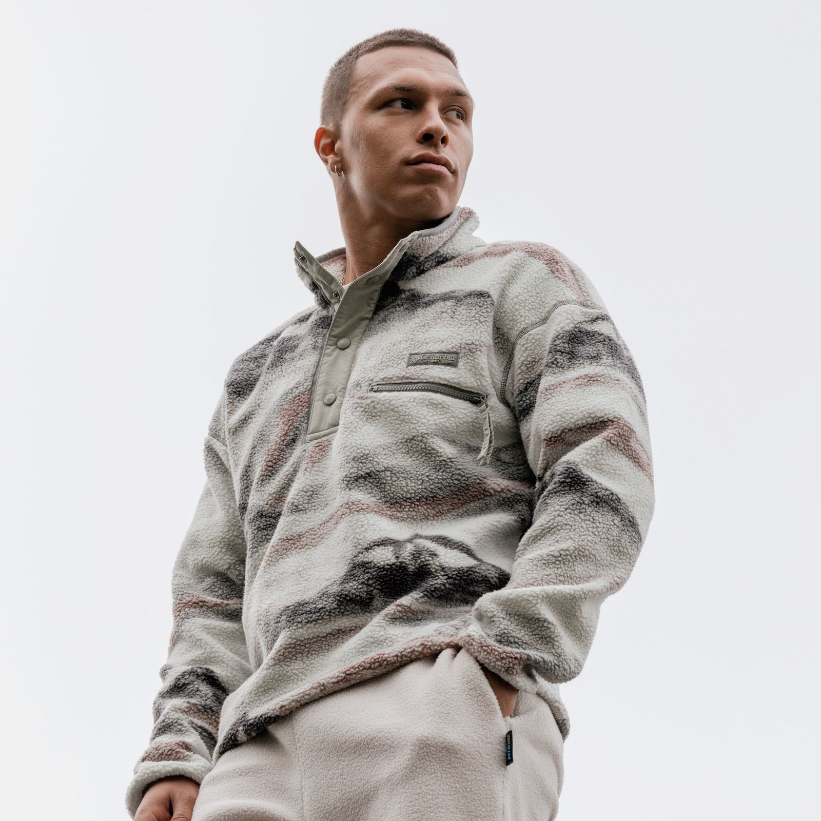 Helvetia™ II Printed Half Snap Fleece | Men's Columbia Men's Hoodies