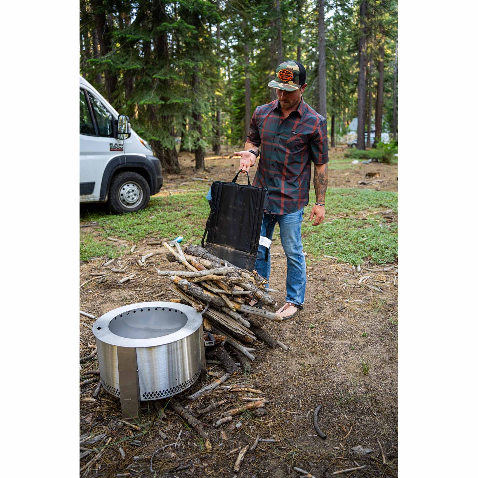 The Chair Crazy Creek 5002-042 Chairs One Size / Smoky Blue/Black