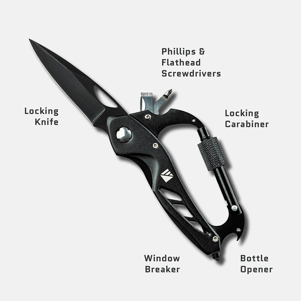 Carabiner Pro Dark Energy CRBRPRO Multi-Tools One Size / Black