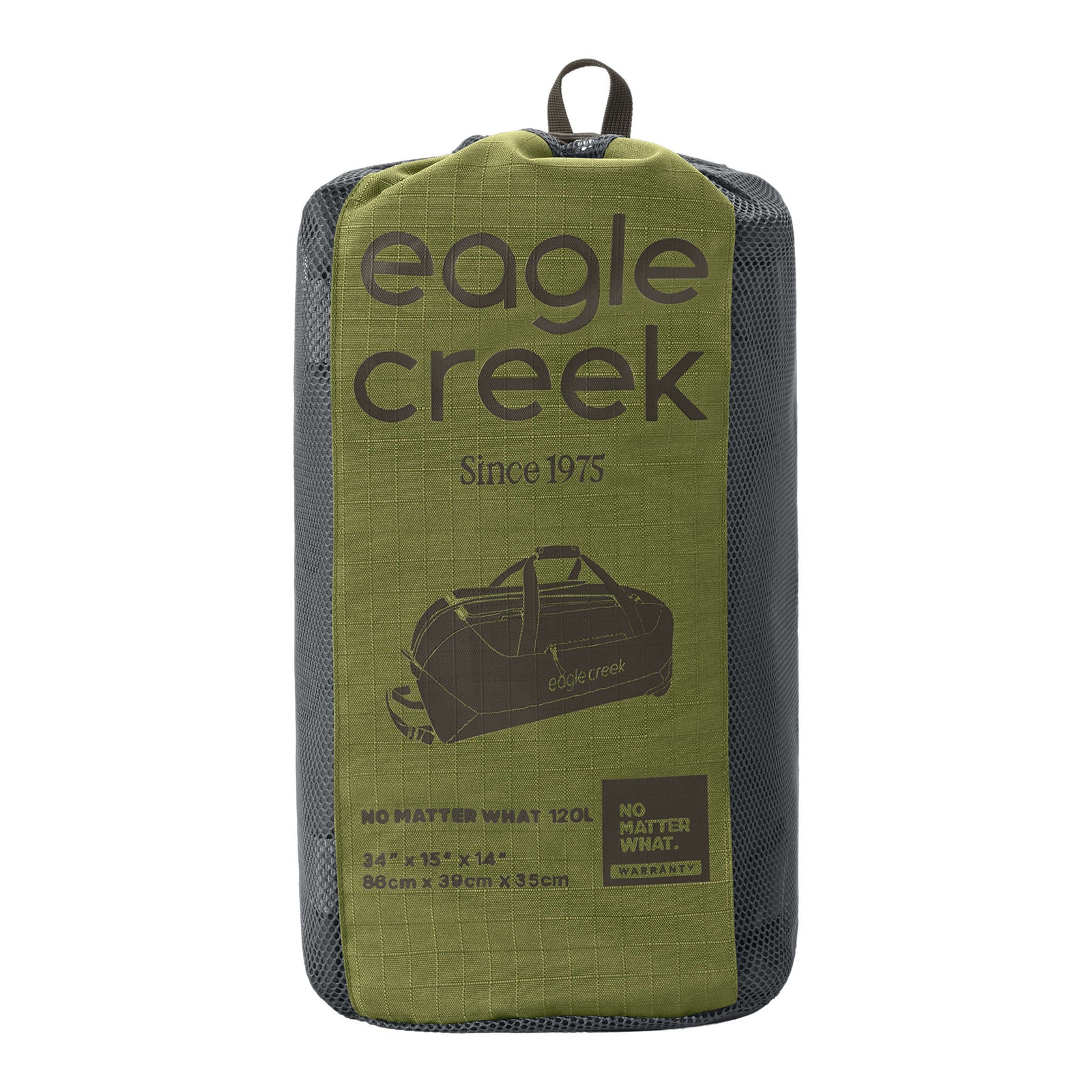 No Matter What Rolling Duffle 120L Eagle Creek EC020609370 Wheeled Duffle Bags 120L / Olive Green