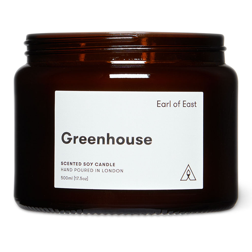 Soy Wax Candle Earl of East EOE/L/GH Candles 500ml / Greenhouse