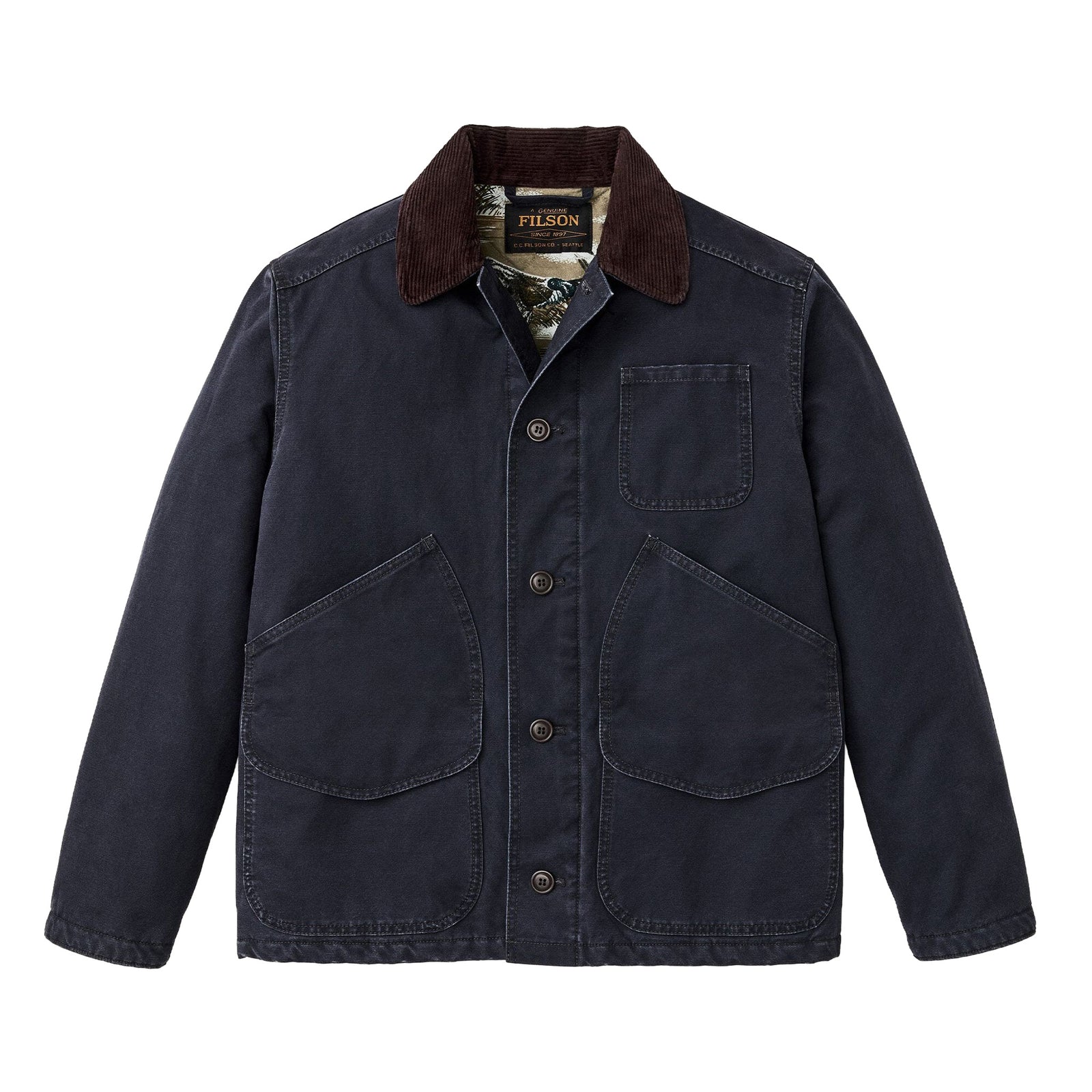 Insulated Canvas Outfitter Jacket | Men's Filson Men's Insulated Jackets