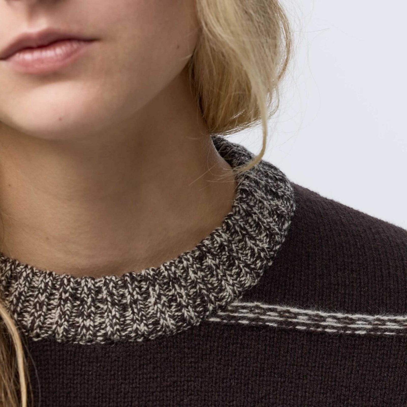 Pull en maille jacquard Fjällräven | Femmes
