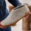 Shoe with Natural Rubber Sole Glerups Unisex Outdoor Slippers