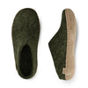 Slip-on with Leather Sole Glerups Unisex Slippers