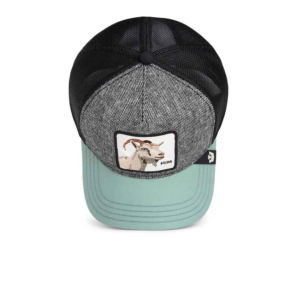 Dapper Goat Trucker Hat Goorin Bros. 101-2264-TWEED Caps & Hats One Size / Tweed