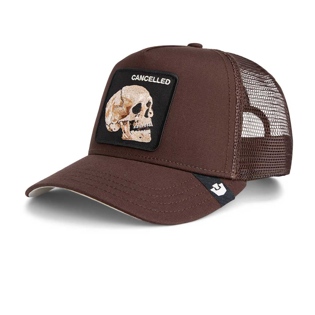 The Cancelled Skull Trucker Hat Goorin Bros. 101-2392-GRO01 Caps & Hats One Size / Ground