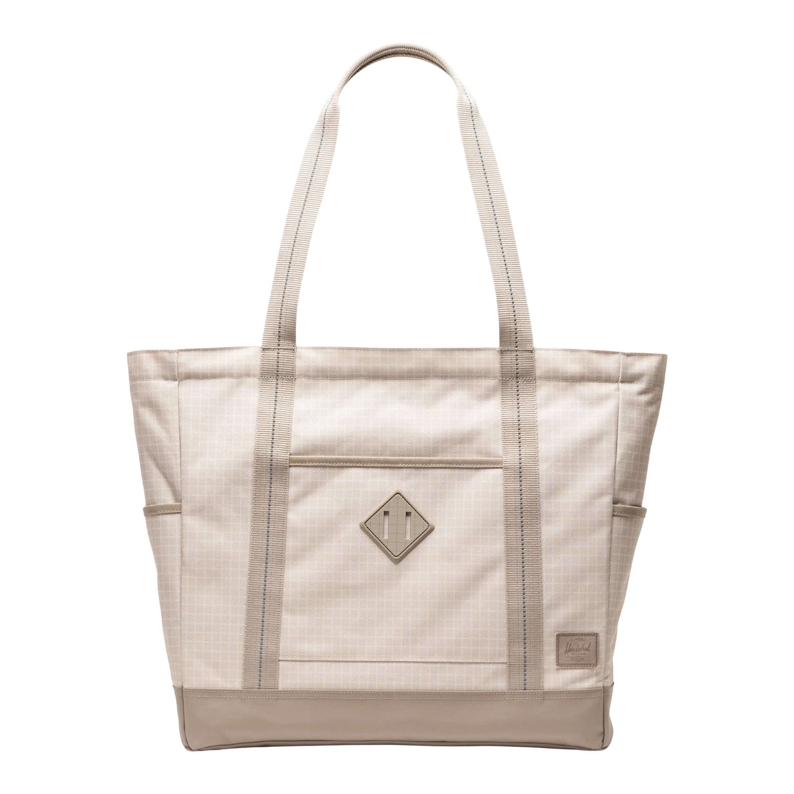 Herschel Heritage Tote Herschel Supply Co. 11467-07775-OS Tote Bags 24.5L / Grid Pelican/Roasted Cashew