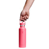 21 oz Standard Mouth w/ Flex Straw Cap Hydro Flask S21CFS668 Water Bottles 21 oz / Popstar Pink