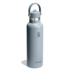 21 oz Standard Mouth w/ Flex Straw Cap Hydro Flask S21CFS043 Water Bottles 21 oz / Shale Gray