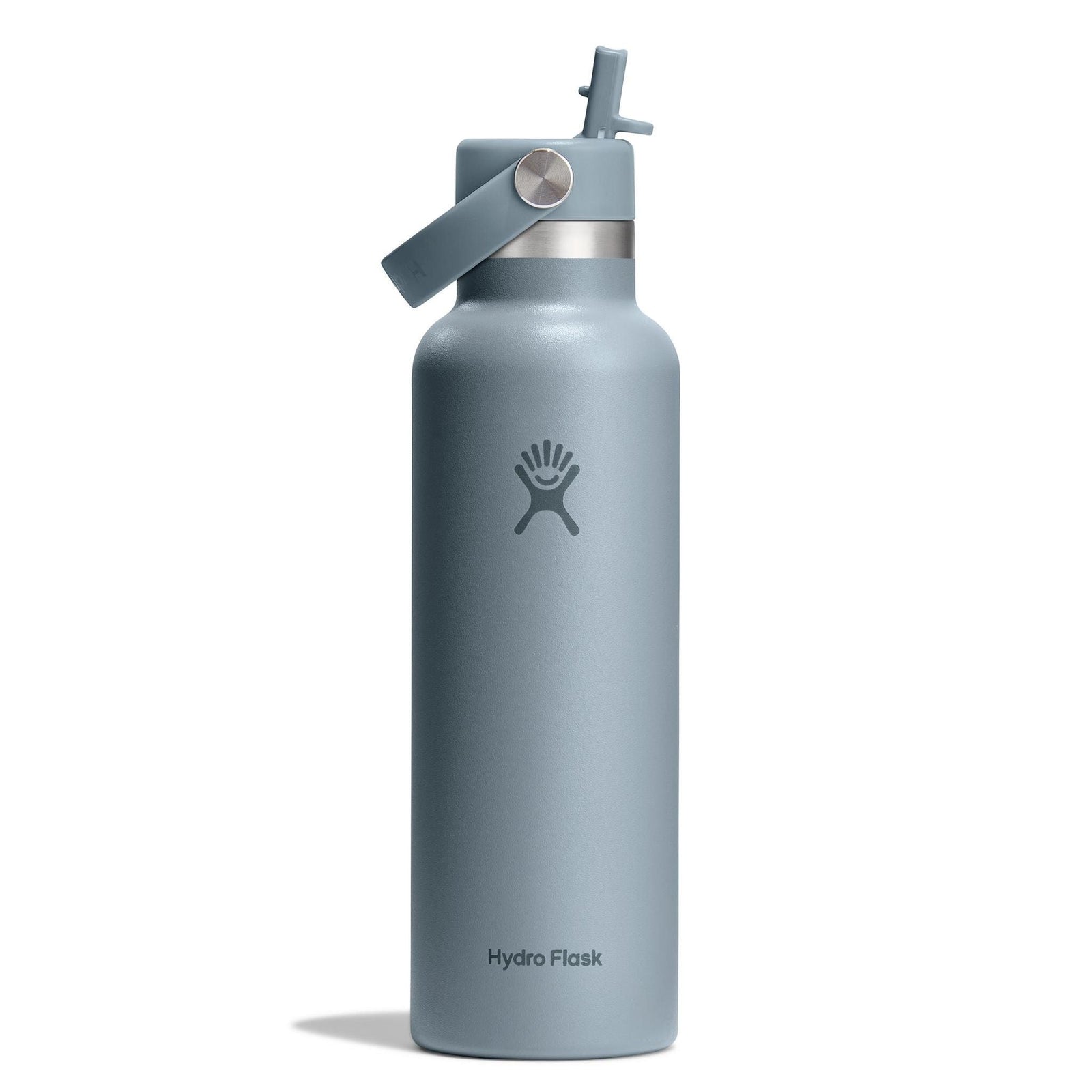 21 oz Standard Mouth w/ Flex Straw Cap Hydro Flask S21CFS043 Water Bottles 21 oz / Shale Gray