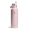 21 oz Standard Mouth w/ Flex Straw Cap Hydro Flask S21CFS678 Water Bottles 21 oz / Trillium