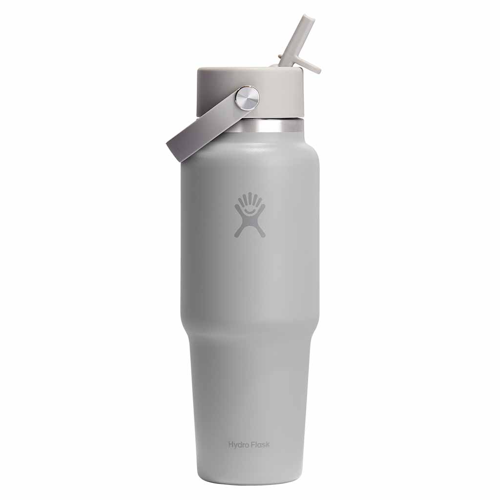 Bouteille de voyage 32 oz à paille large et flexible