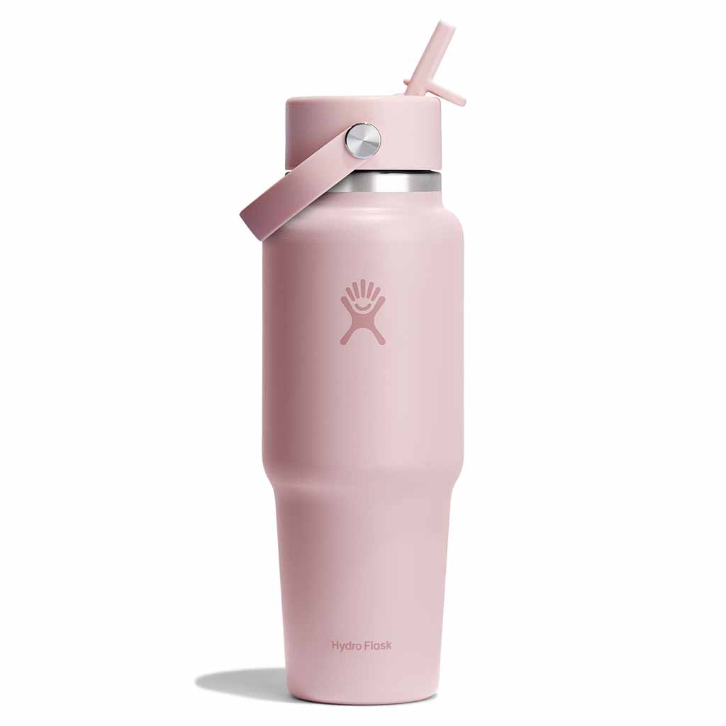 Bouteille de voyage 32 oz à paille large et flexible