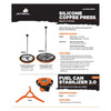 Fuel Can Stabiliser 2.0 Jetboil FCS2 Camping Stove Accessories One Size / Orange