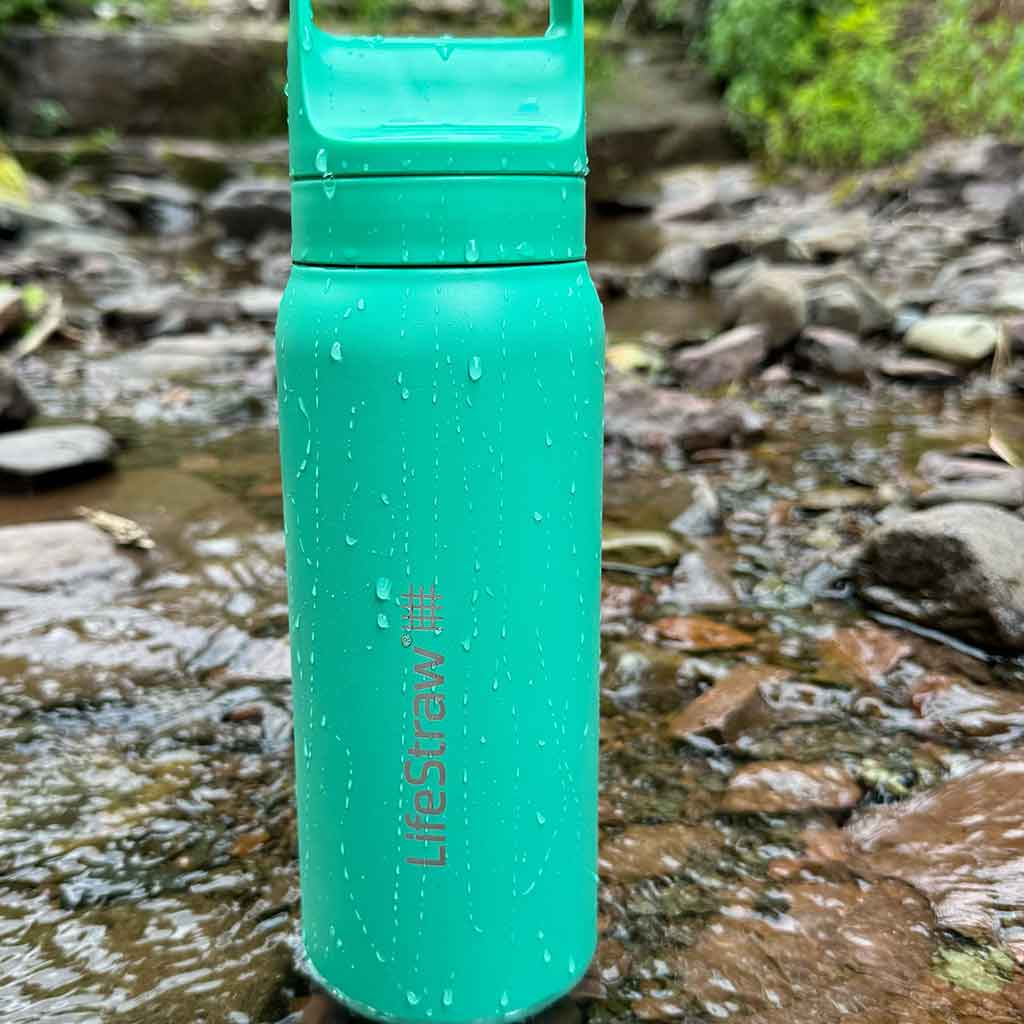Lifestraw Go 1 Litre | Stainless Steel LifeStraw Water Filters 1 L / Aegean Sea