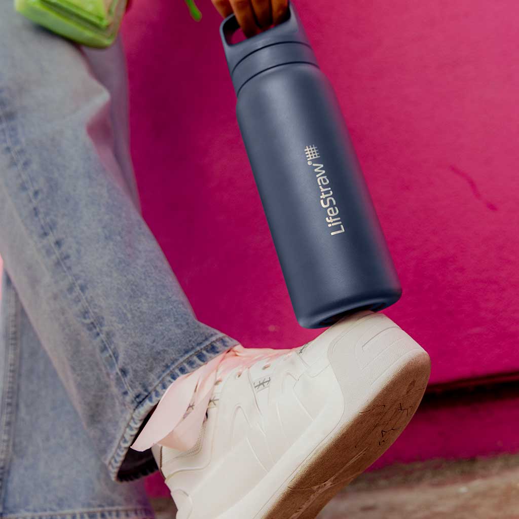 Lifestraw Go 700ml | Stainless Steel LifeStraw LSLGV42SORWW Water Filters 700 ml / Kyoto Orange