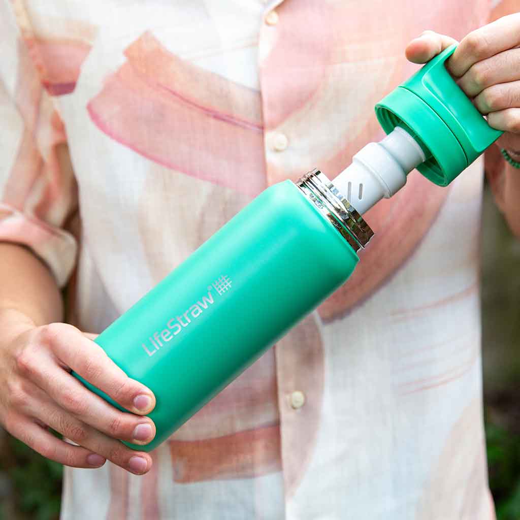 Lifestraw Go 700ml | Stainless Steel LifeStraw LSLGV42SORWW Water Filters 700 ml / Kyoto Orange