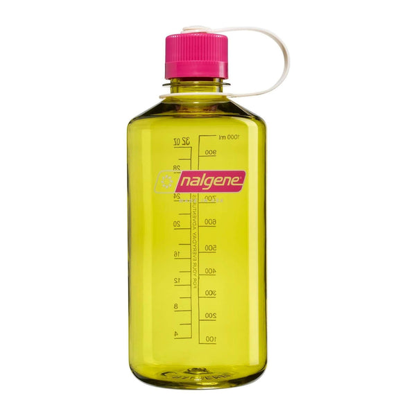 1L Narrow Mouth Tritan Sustain Nalgene N2021-3932 Water Bottles 1 Litre / Endive - Fuchsia Purple Cap