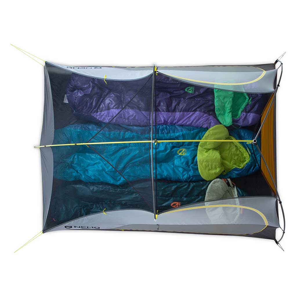 Hornet OSMO Ultralight Backpacking Tent 3P | 2025 NEMO Equipment 811666036728 Tents 3P / Birch Bud / Goodnight Grey