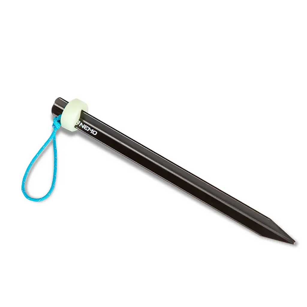 Sweepstake Tent Stakes (6-Pack) NEMO Equipment 811666031822 Tent Stakes One Size / Black
