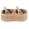 Milaku Mango Wood Salt & Pepper Server nkuku MS6001 Cooking Accessories One Size / Natural