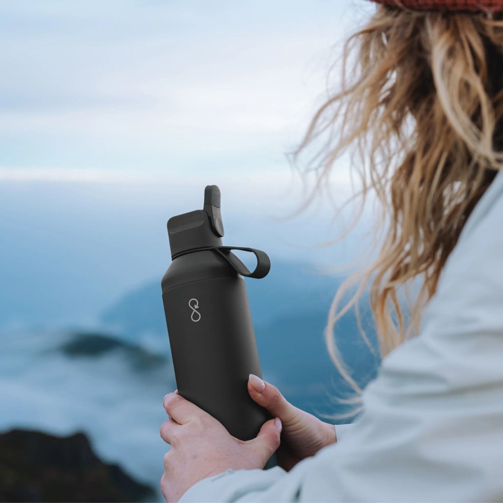 Peak Go Ocean Bottle 212OB01 Water Bottles 710ml / Obsidian Black