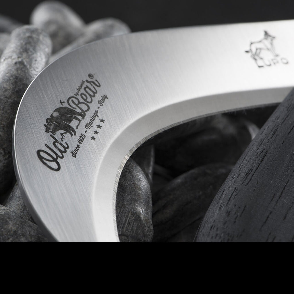 Black Wood Folding Pruner Knife | Stainless Steel Old Bear Pocket Knives