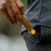 Waxed Canvas Key Organiser Orbitkey KWC2-NVB-107 Keyrings O/S / Navy Blue