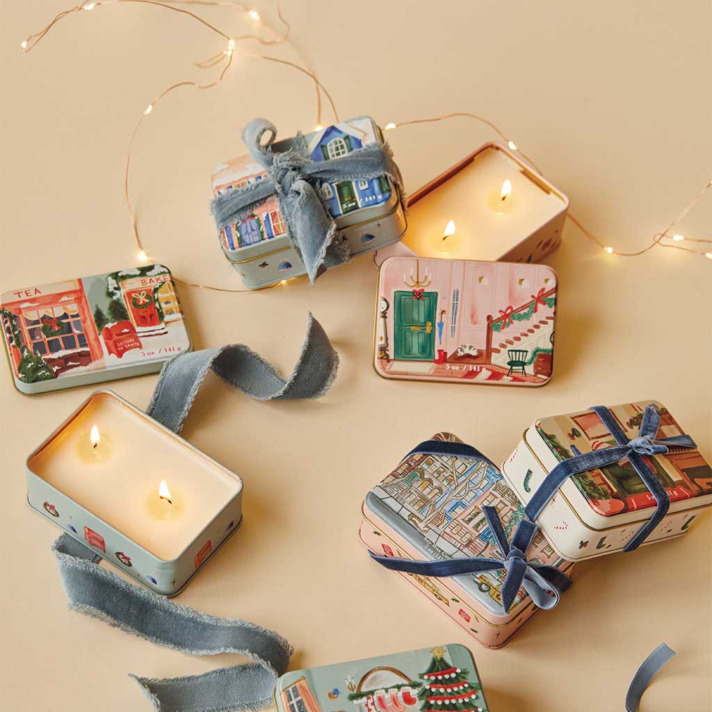Christmas Tin | Winter Balsam Paddywax CT0503EU Candles 5oz / Neighborhood