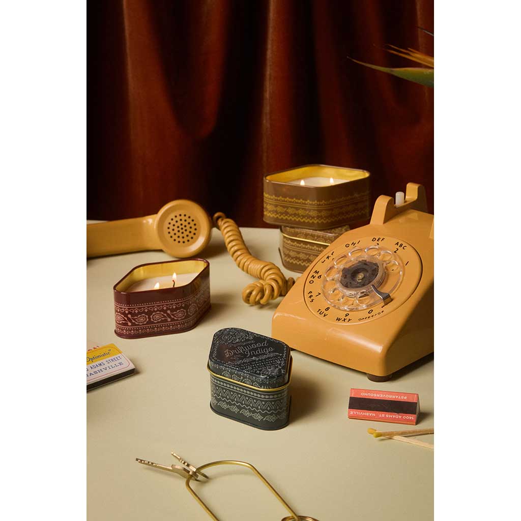 Station Printed Tin | Balsam & Fir Paddywax STN0303EU Candles 3.5oz / Forest Green