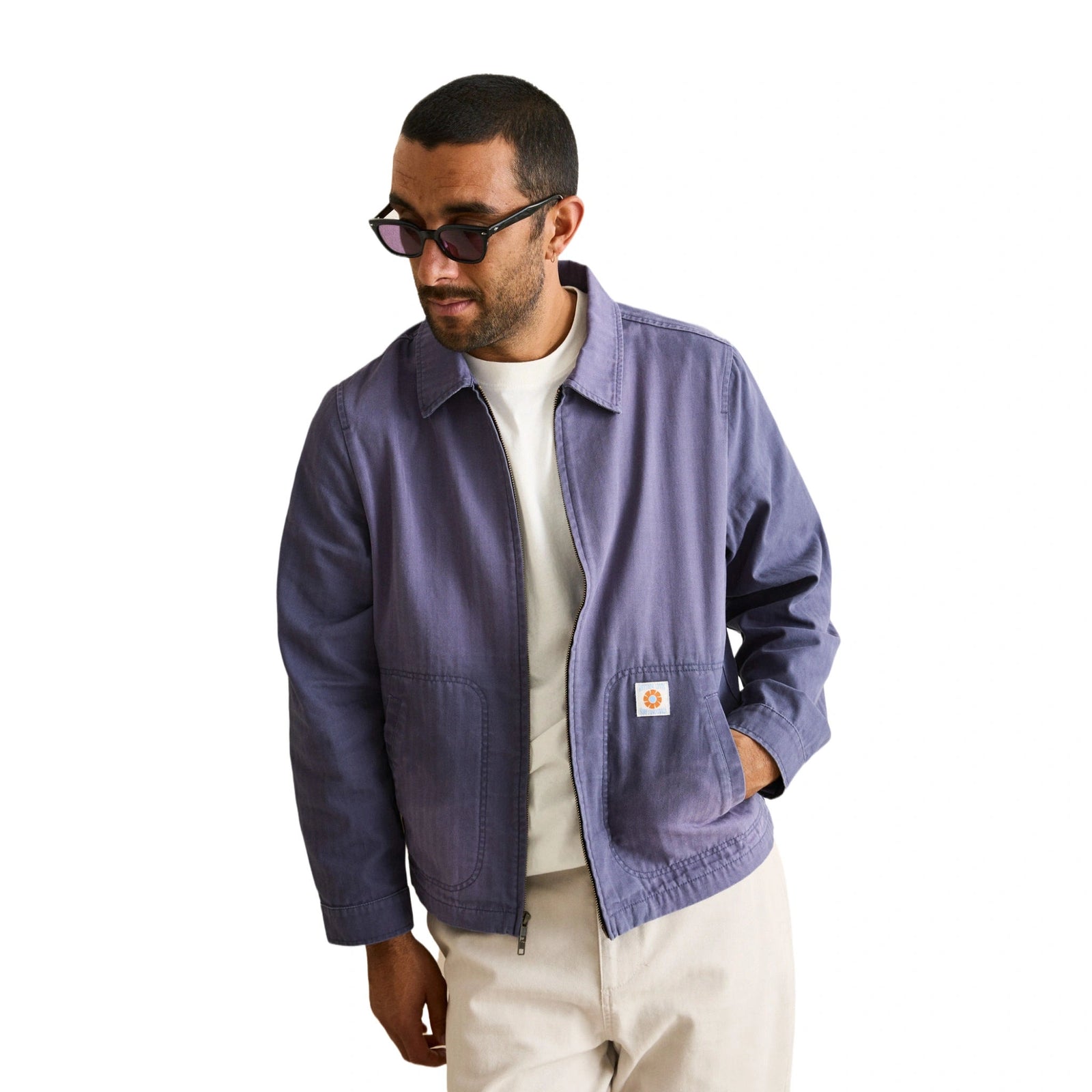 Herringbone Sun Wash Jacket Rhythm Men's Jackets