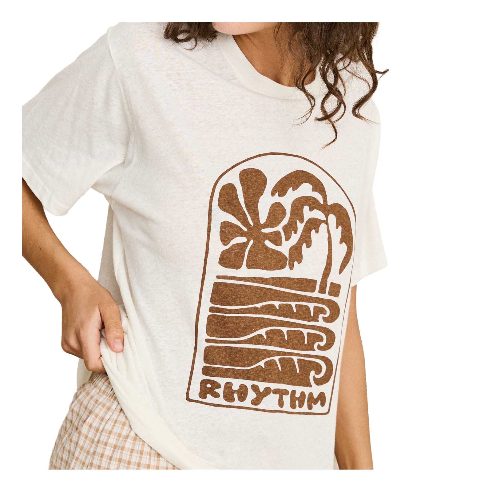 Palm And Sun Oversized Tee | Women's Rhythm Women's Tees