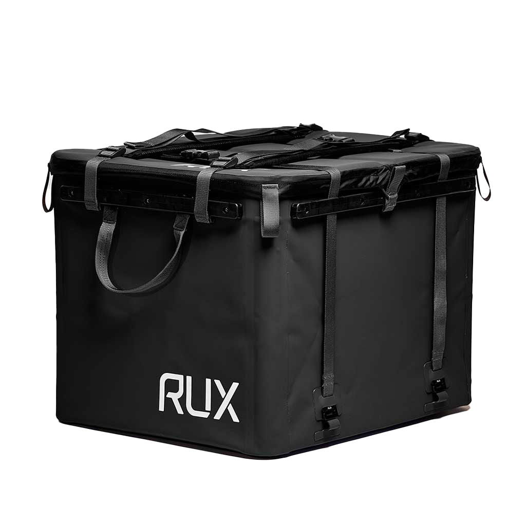 RUX 70L | Tri-Fold Lid RUX PK0122-70B Camp Storage Boxes 70L / Black
