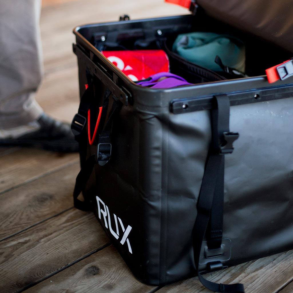 RUX 70L | Tri-Fold Lid RUX PK0124-70CL Camp Storage Boxes 70L / Clear
