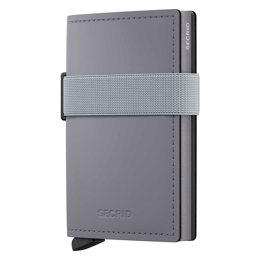 Bandwallet Matte Leather Secrid bma-grey-grey Wallets One Size / Grey/Grey