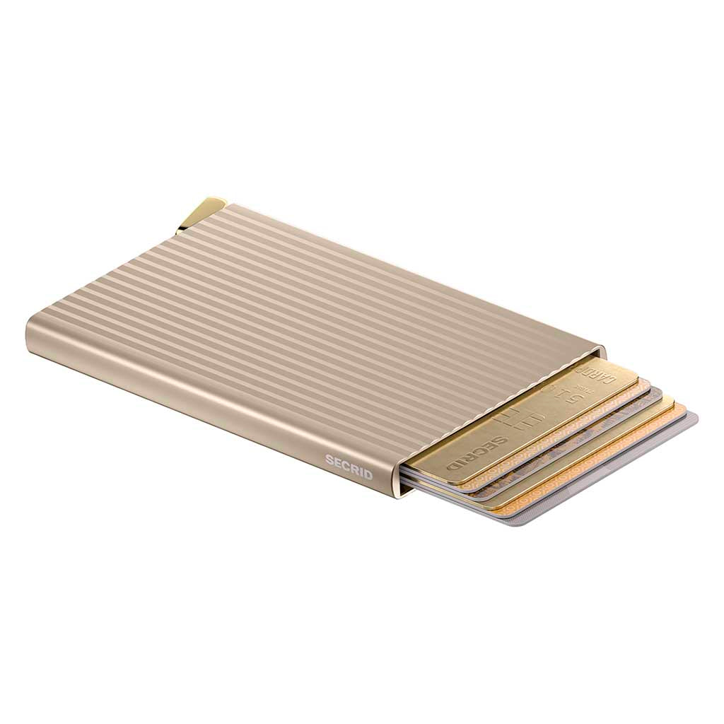 Cardprotector+ Fluted Secrid cfl-cashmere+ Wallets One Size / Fluted Cashmere