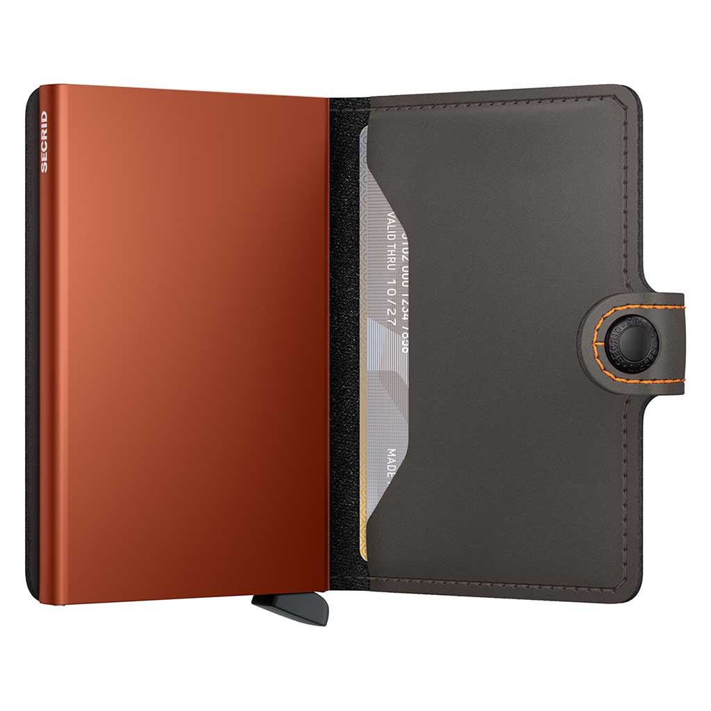 Miniwallet Matte Secrid mm-truffle-orange Wallets One Size / Truffle/Orange