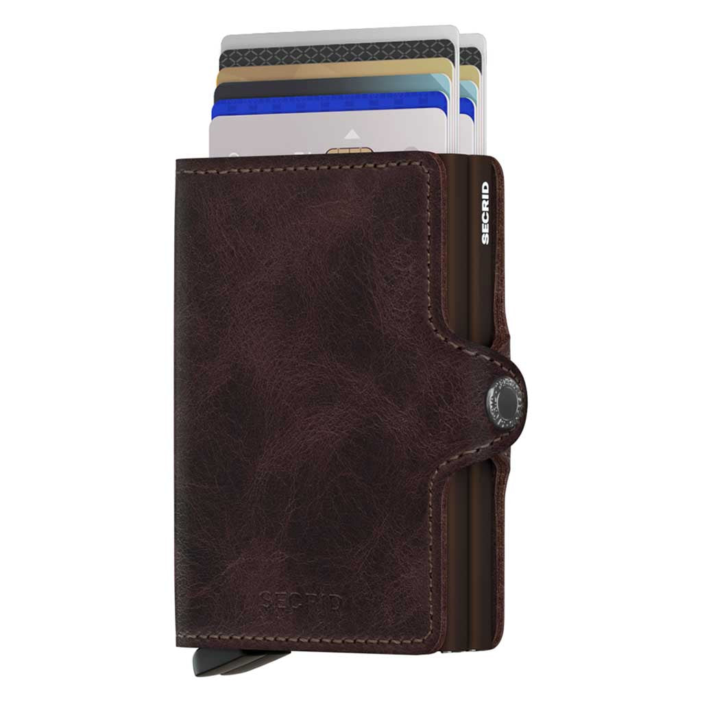 Twinwallet Vintage Secrid tv-chocolate Wallets One Size / Chocolate